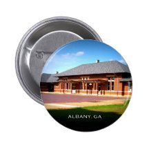 UNION STATION - Albany, Georgia Pinback Buttons