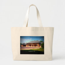 UNION STATION - Albany, Georgia Tote Bags