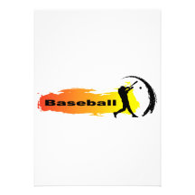 Unique Baseball Personalised Invite