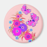 Unique Butterflies and Flowers Magnets