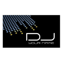 Unique DJ Business Card