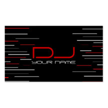 Unique DJ Business Card