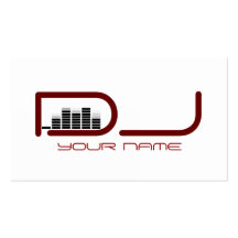 Unique DJ Business Card