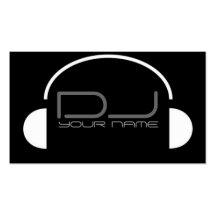 Unique DJ Business Card