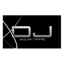 Unique DJ Business Card