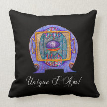 Unique I Am! Pillow