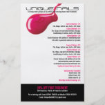 Unique Nails Salon Flyer