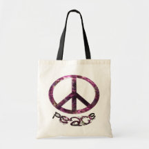 Unique Pretty Peace Sign Bags
