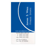 Unique Sports Fitness Trainer Business Card