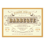 Unique Vintage BBQ Invitations