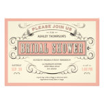 Unique Vintage Bridal Shower Invitations