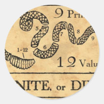 Unite or Die  mug Stickers