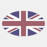 UNITED KINGDOM OVAL STICKERS