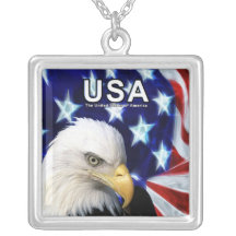 United States Bald Eagle Pendant