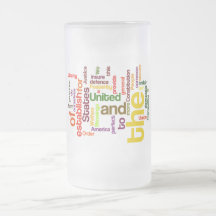 United States Constitution Preamble Word Cloud Mugs