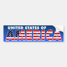 United States of America Bumper Stickers