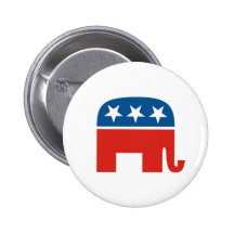 united states of america republican party elephant pinback buttons