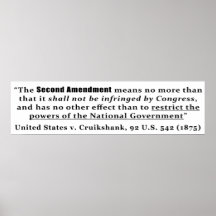 United States v. Cruikshank, 92 U.S. 542 (1875) Posters