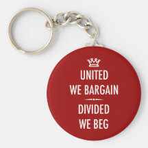 United We Bargain Key Chain