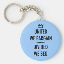 United We Bargain Key Chains