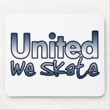 United We Skate Mousepads