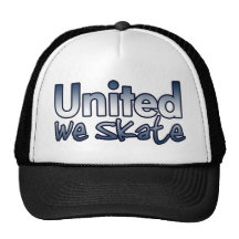 United We Skate Trucker Hats