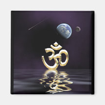 Universal Aum Fridge Magnets