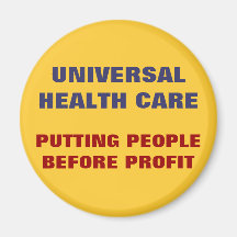 Universal Health Care Fridge Magnets