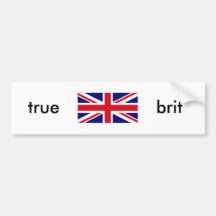 UNKG0001, true , brit Bumper Sticker