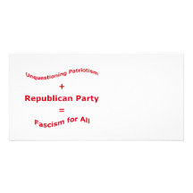 Unquestioning Patriotism Photo Cards
