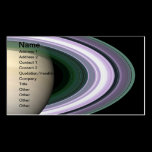 Unraveling Saturn's Rings business cards