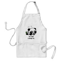 Unsuspecting Panda Aprons