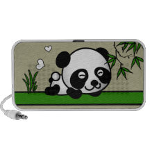 Unsuspecting Panda iPhone Speakers