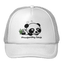 Unsuspecting Panda Mesh Hats