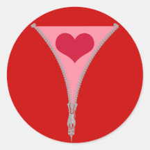 Unzip love stickers