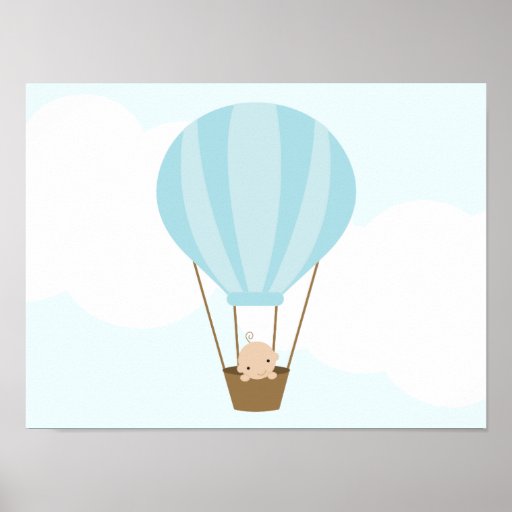 Up, Up and Away! Children's Wall Art Print