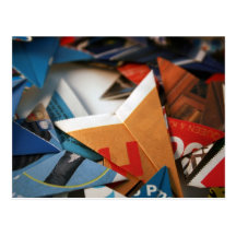 Upcycled Origami Stars Post Cards