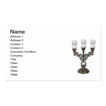 Updated Candelabra Business Card