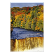 Upper Tahquamenon Falls in UP Michigan in Photographic Print