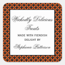 Uptown Glam Fancy Halloween Baking Stickers