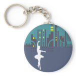 Urban Ballet Dancer Keychain keychains