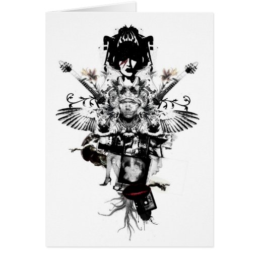 Urban Cowboy - rockstar - Greeting Card