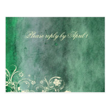 Urban Decay Green RSVP Post Card
