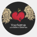 Urban Heart Designer Sticker Labels
