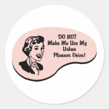 Urban Planner Voice Sticker