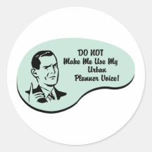 Urban Planner Voice Sticker