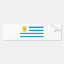 Uruguay Flag Bumper Sticker