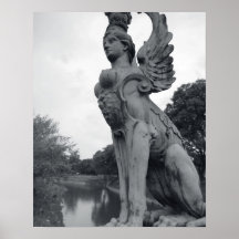 Uruguay, Montevideo, Barrio Prado, mythological Print