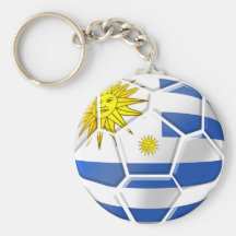Uruguay Soccer T-shirts and gifts Key Chains