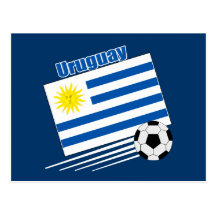 Uruguay Soccer Team Postcards